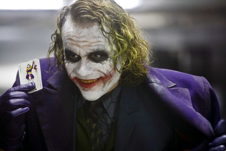 Heath Ledger as The Joker in The Dark Knight