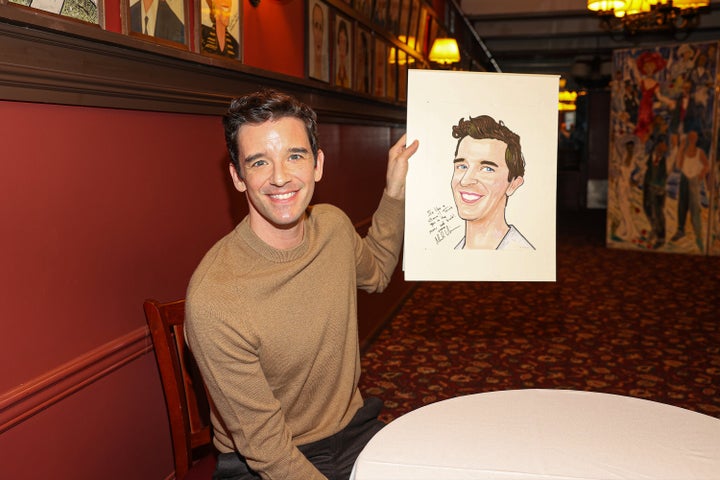 Urie attends the unveiling of his caricature at Sardi's restaurant on Oct. 22 in New York.