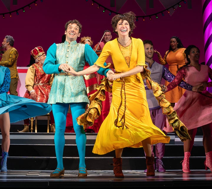 "She's the most alive person I've ever been onstage with," Urie said of his "Once Upon a Mattress" co-star Sutton Foster.