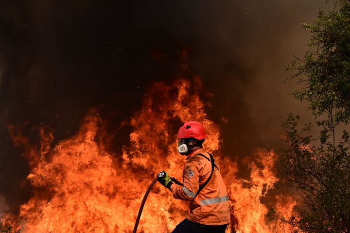 Για 4η μέρα καίει η φωτιά στο Παγγαίο Όρος. (Φωτογραφία αρχείου)