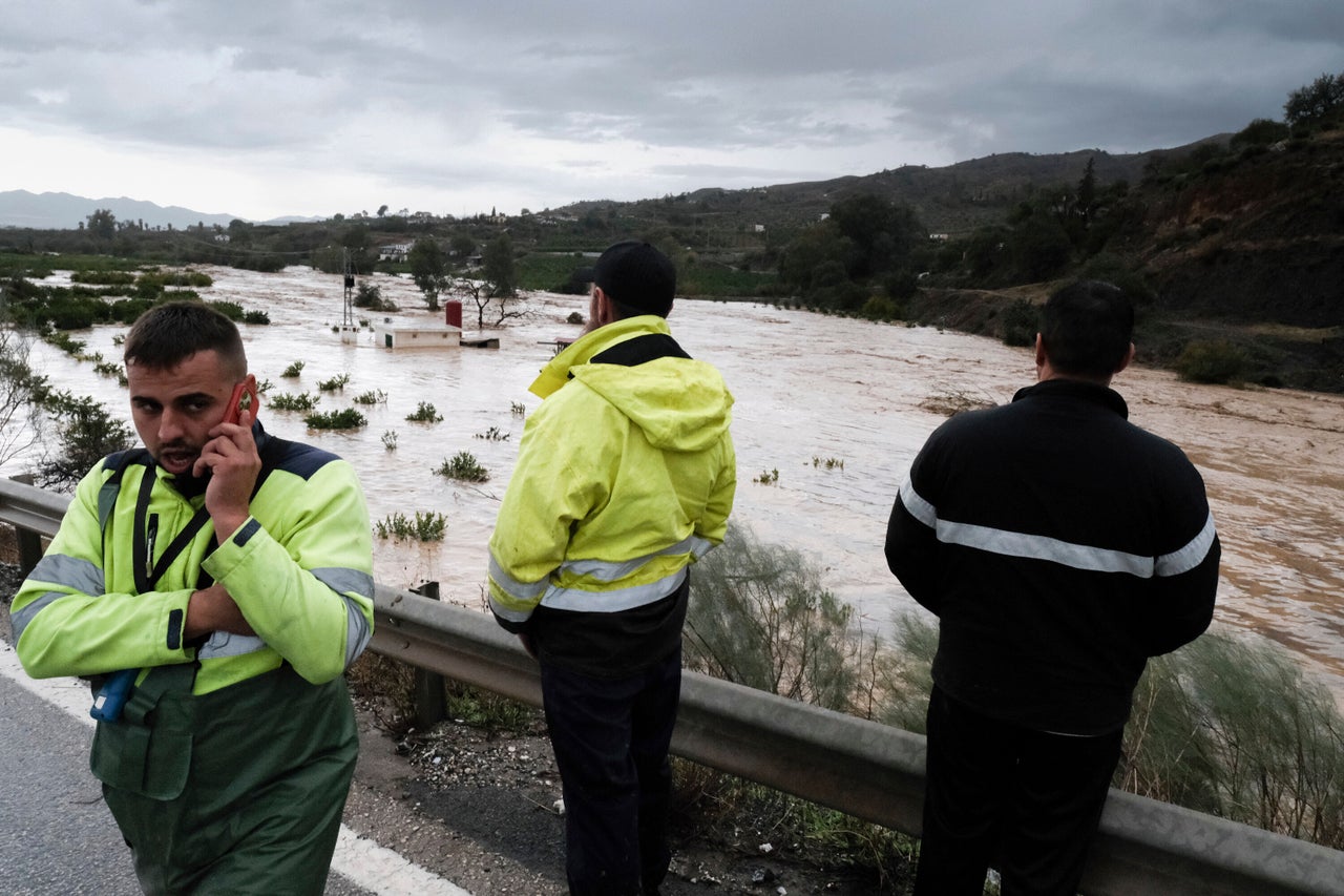 Πλημμύρες από σφοδρές βροχοπτώσεις στη νοτιοανατολική Ισπανία.