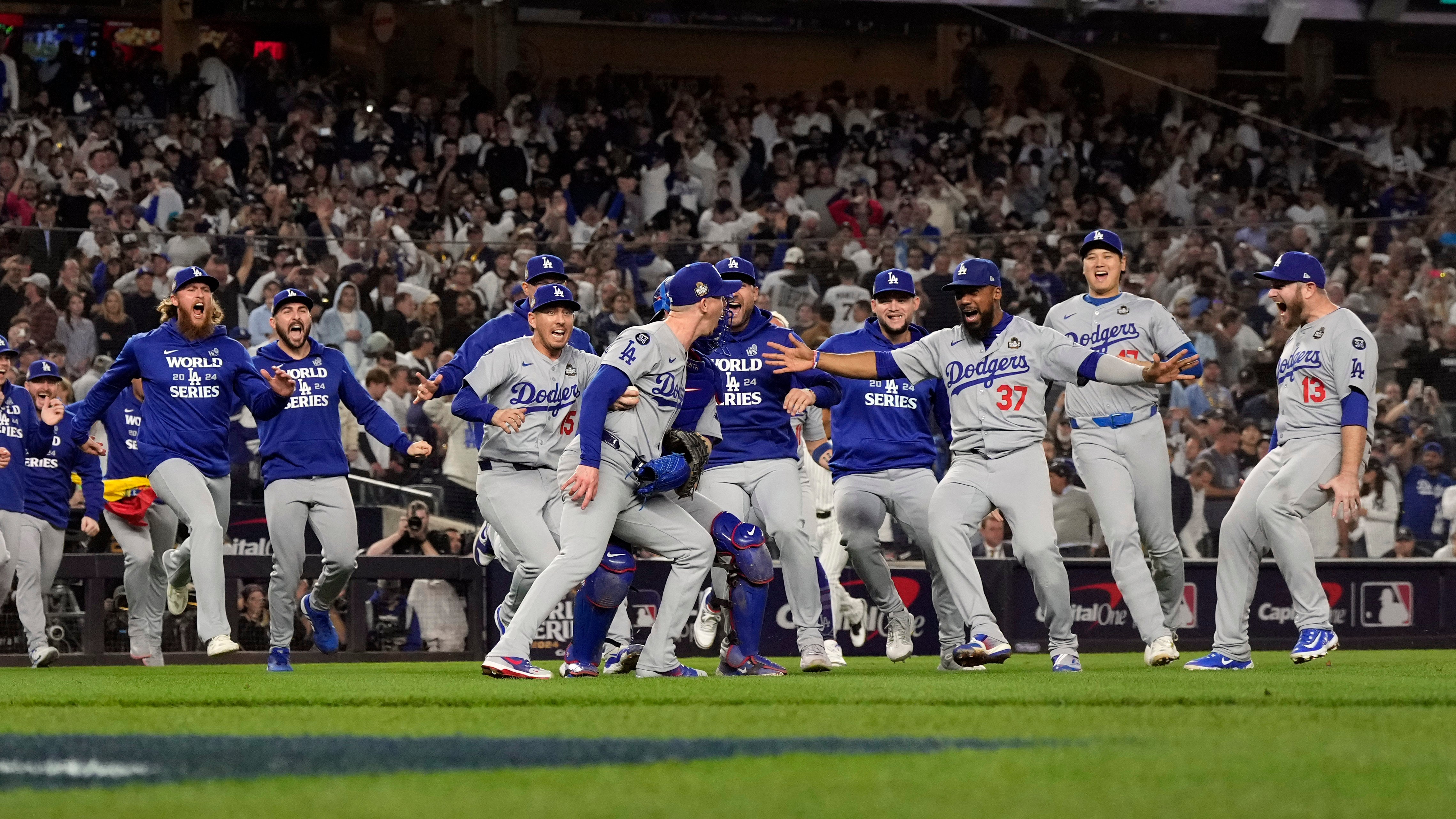 Los Angeles Dodgers Win World Series Against New York Yankees