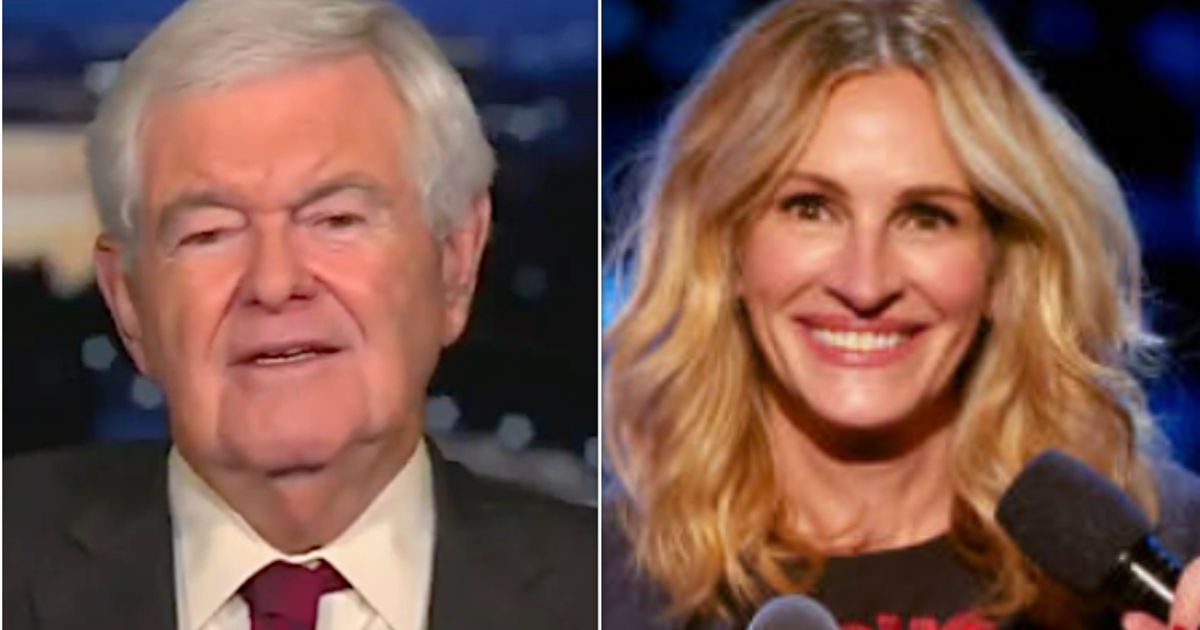 Newt Gingrich Calls Julia Roberts Voting Ad ‘Sick’ And You May Not Believe Why