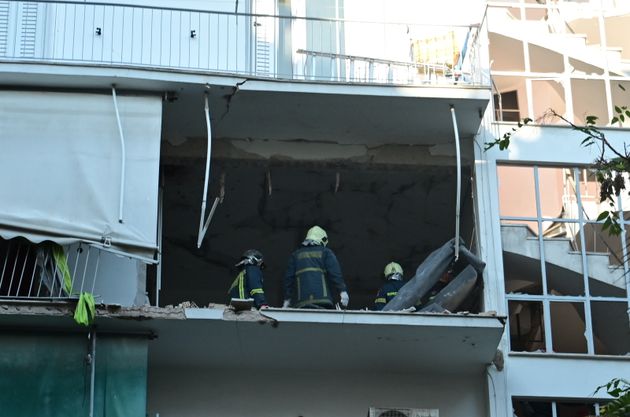 Έκρηξη σε διαμέρισμα του πέμπτου ορόφου που βρίσκεται σε πολυκατοικία στην οδό Αρκαδίας, στους Αμπελόκηπους, Πέμπτη 31 Οκτωβρίου 2024.