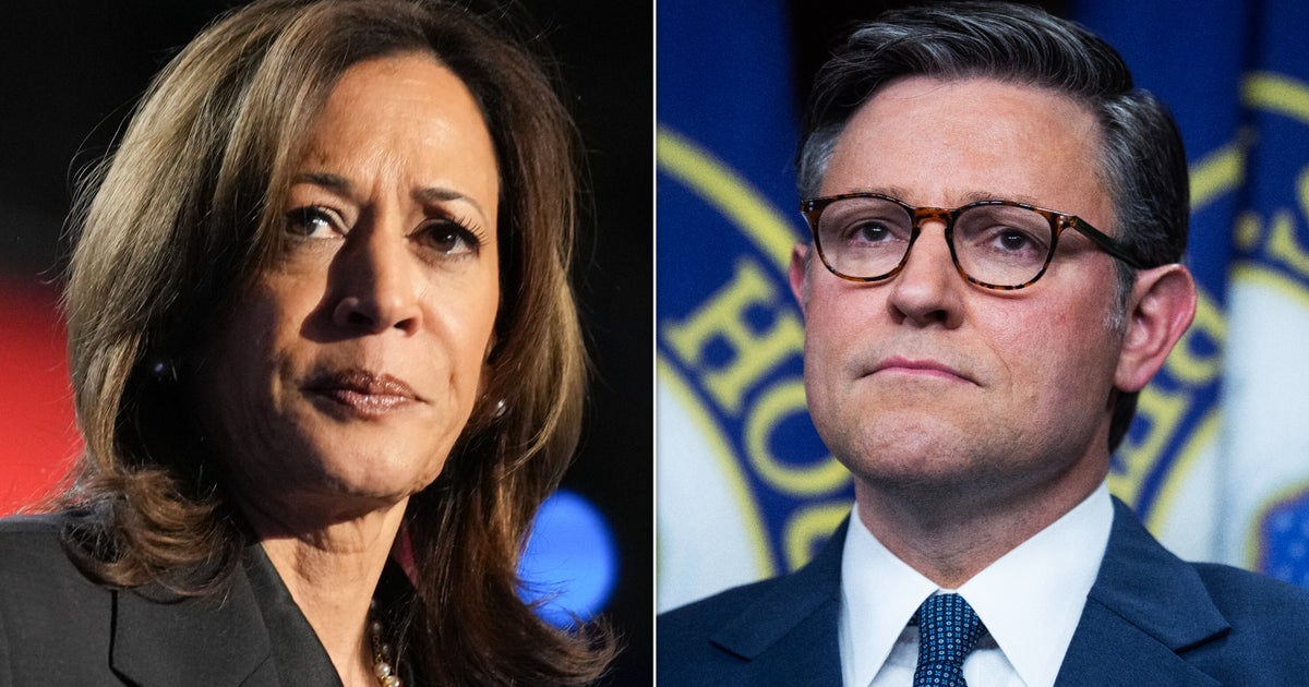 NextImg:Harris Slams Rep. Mike Johnson For Vowing To Repeal Obamacare And CHIPS Act Under Trump