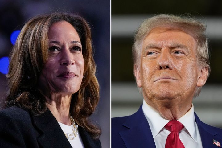 Kamala Harris and Donald Trump.