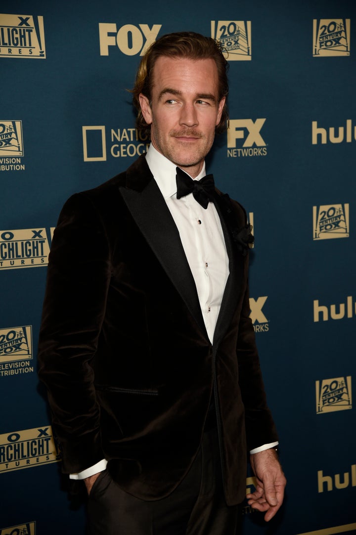 James Van Der Beek at the Golden Globes in 2019