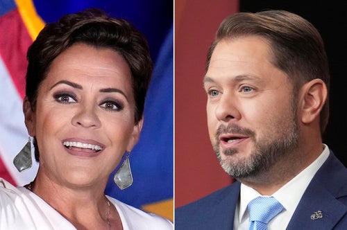 Republican Kari Lake lost Arizona's U.S. Senate race to Democrat Ruben Gallego.