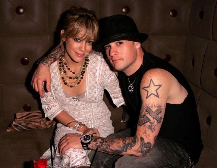 Duff and Joel Madden at a pre-Emmys party in 2005.