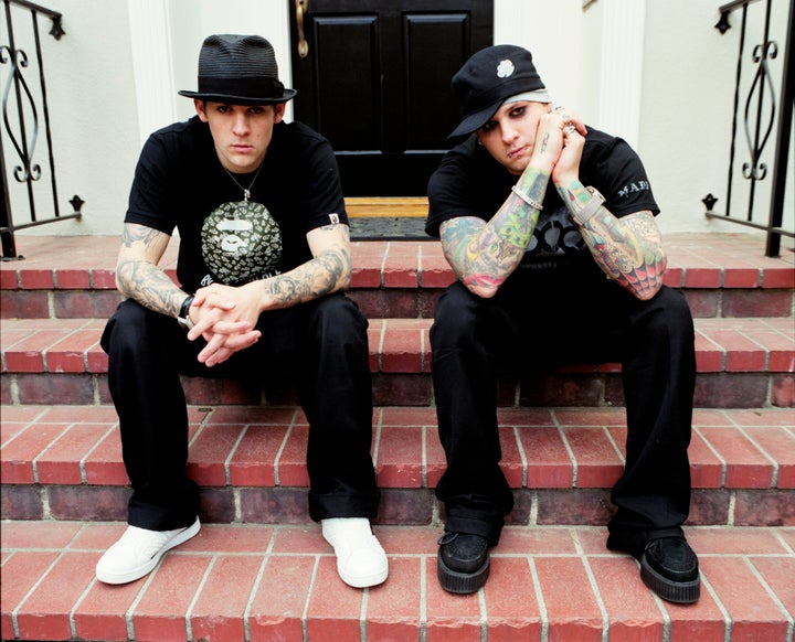 Good Charlotte musicians Benji and Joel Madden in 2004.