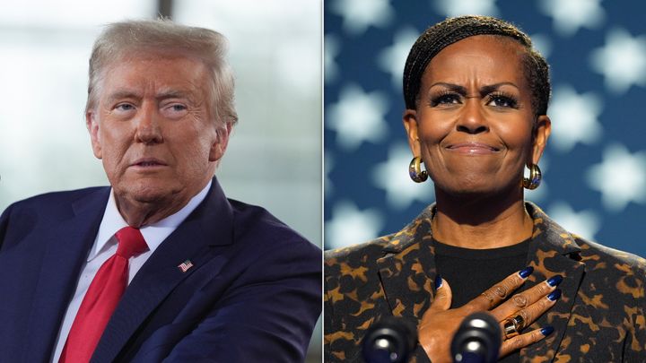 Trump and Michelle Obama