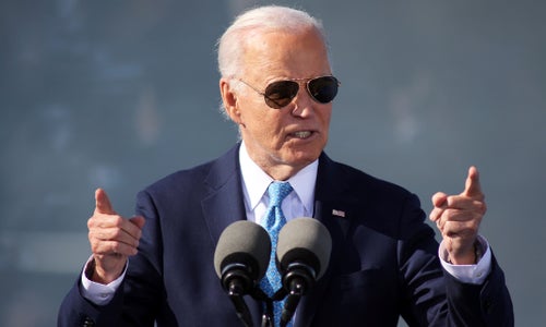"America is an idea," President Joe Biden said in his speech announcing his withdrawal from the 2024 election.