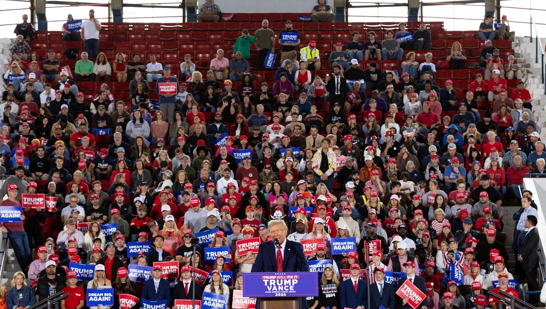 Trump Rally Layout Today Campaign rally