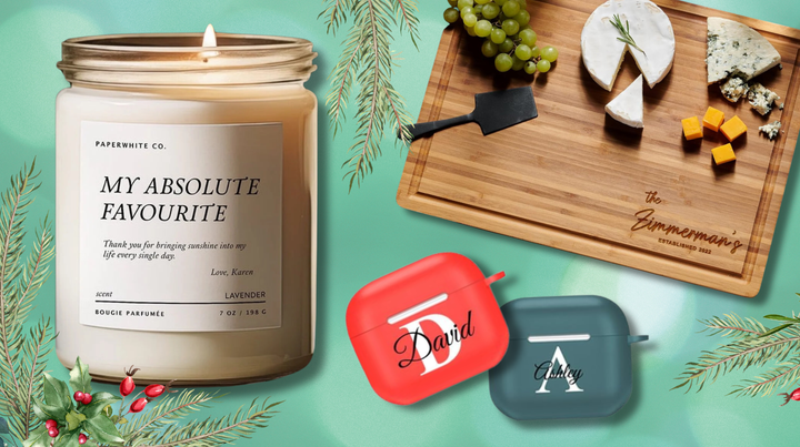 Personalized gifts to order in time for Christmas