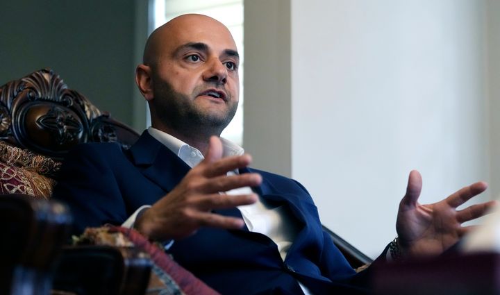 Wayne County Deputy Executive Assad Turf is interviewed Oct. 23 in Dearborn, Michigan. The Lebanese-American politician is among a handful of Arab leaders in the swing state to back Vice President Kamala Harris for president.