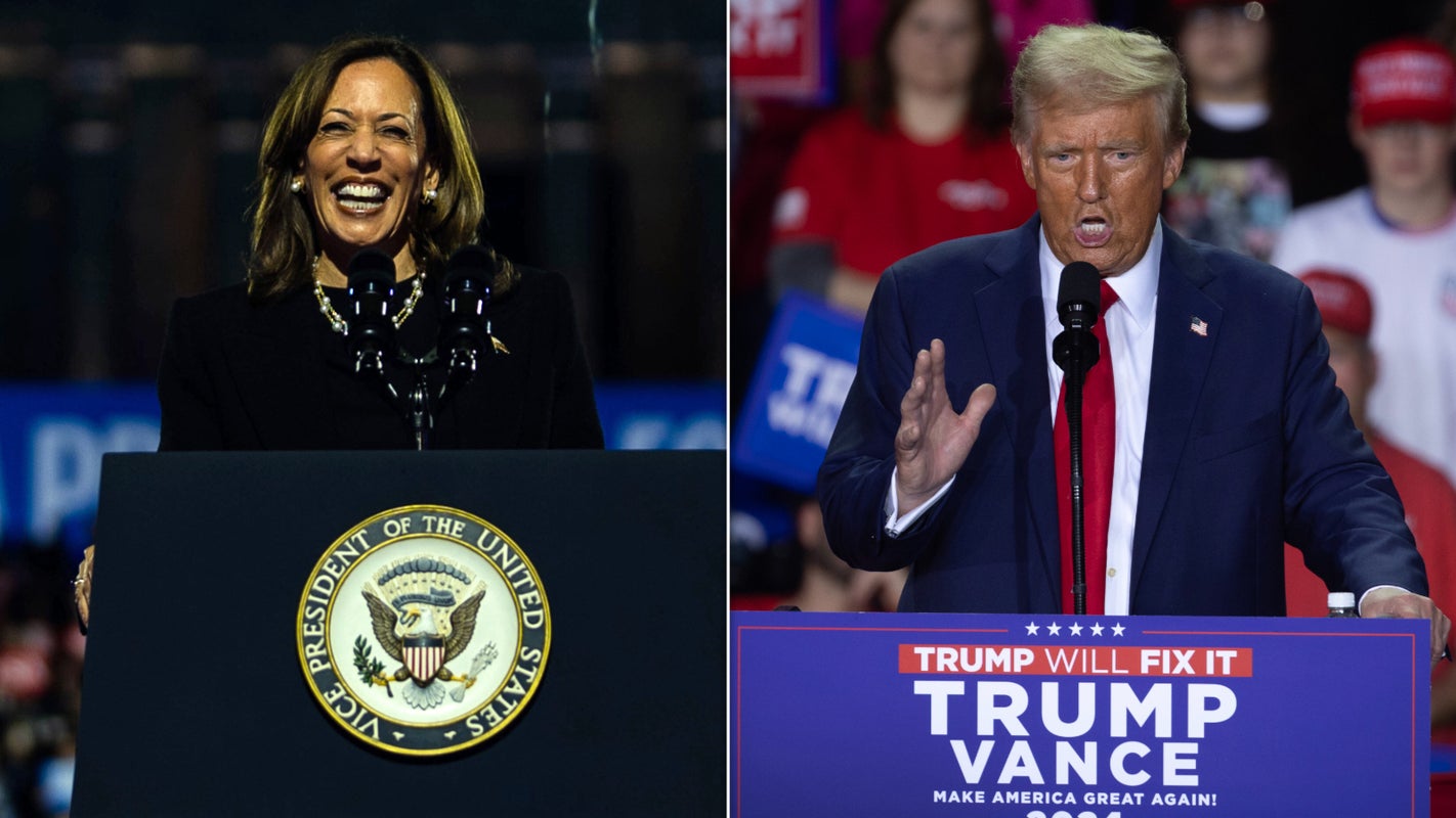 Kamala Harris, Donald Trump