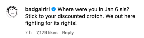 Rihanna did not hold back.