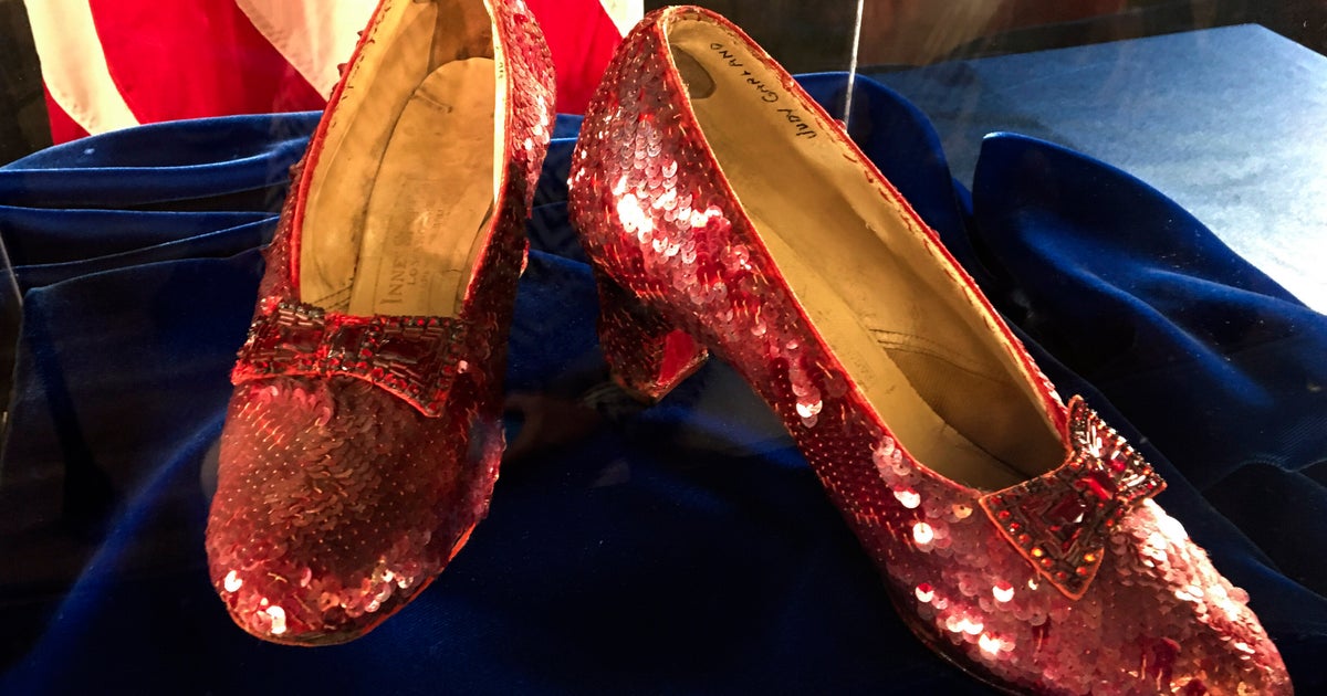 NextImg:Ruby Slippers From 'Wizard Of Oz' On Sale 19 Years After Theft