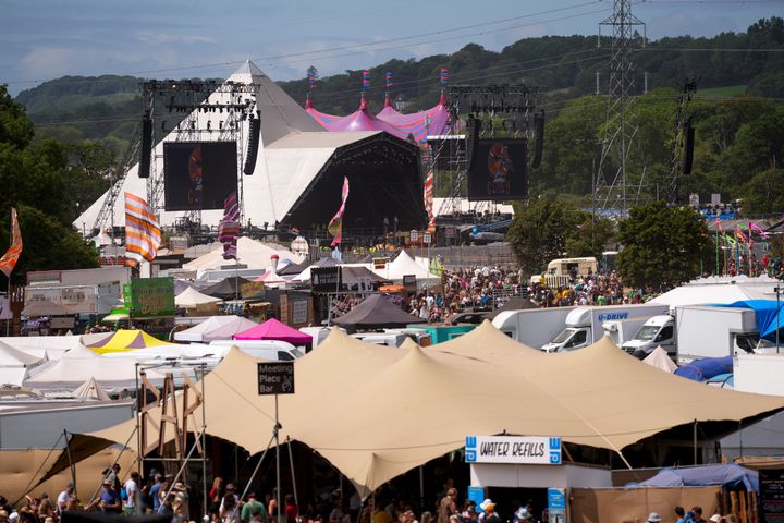 Glastonbury's iconic Pyramid Stage