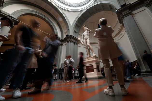 «Δαβίδ», Μιχαήλ Άγγελος, Galleria dell'Accademia, Φλωρεντία. (AP Photo/Alessandra Tarantino)