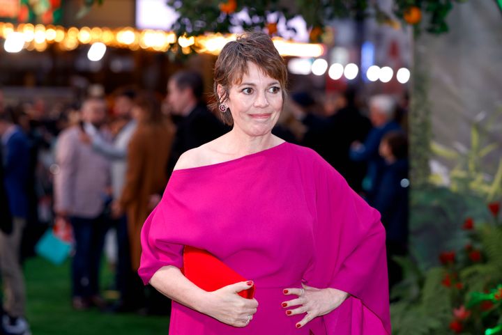 Olivia Colman at the premiere of Paddington In Peru