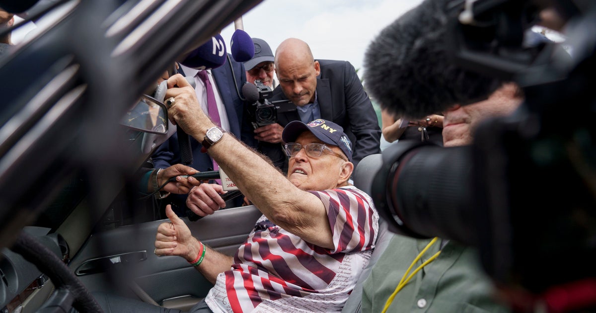 NextImg:Rudy Giuliani Commits Brazen Cluelessness At Polling Place Where Trump Voted