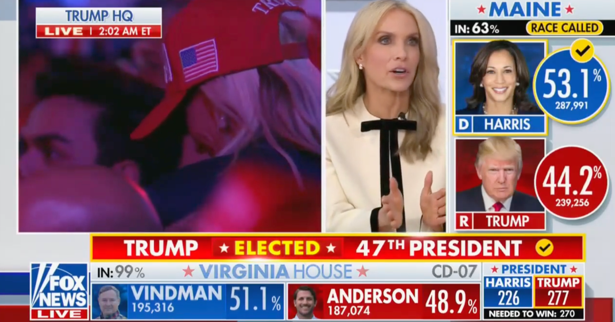 NextImg:Fox News Host Makes World's Most Hypocritical Gripe About Kamala Harris' Loss