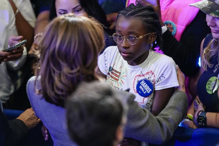 “I think women are pushed to look on the bright side much of our lives. Having not ever had a female president in the history of America deserves some righteous anger and rage,” mom Rebecca Shrader said.