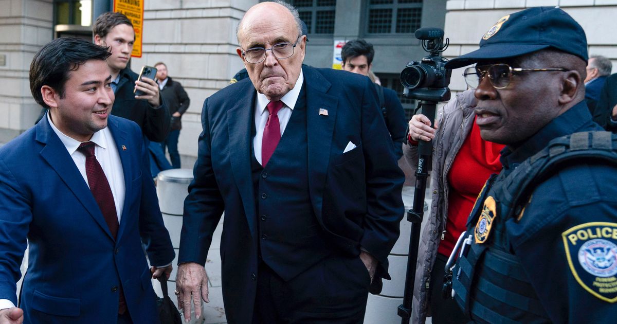 Rudy Giuliani Appears In Court After Missing Deadline To Surrender Assets