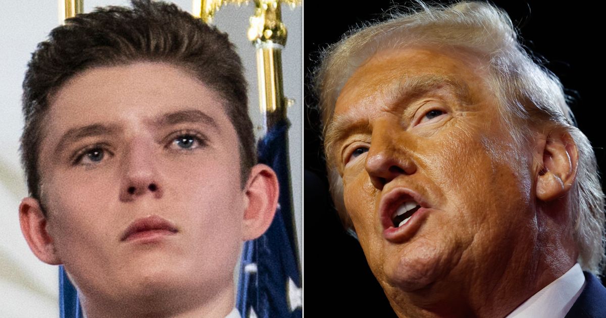 ‘Call Barron’: Trump Reportedly Got Son To Help With ‘Edgy Bro Podcasts’ Strategy