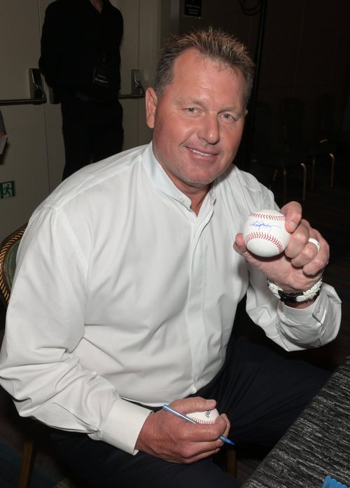 Roger Clemens attends a charity dinner in New York City in September 2024. 