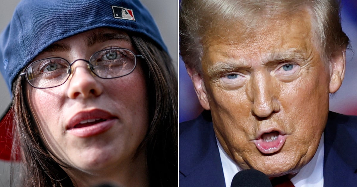 NextImg:Billie Eilish Slams Donald Trump As A 'Convicted Predator' At Nashville Show