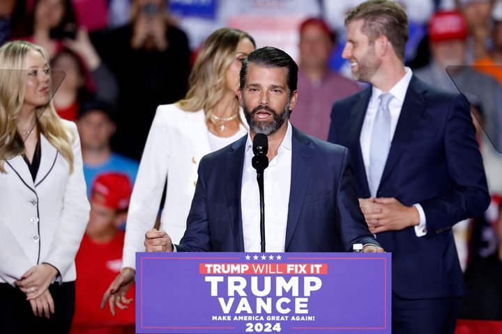 Donald Trump Jr. said he will be "heavily involved on the transition" of power to his father, Donald Trump.