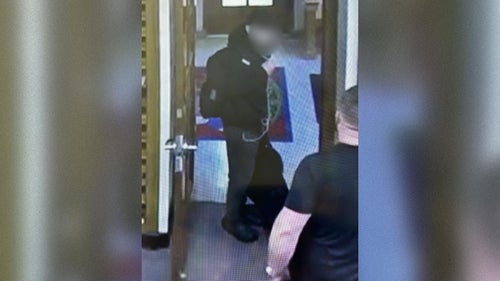A 13-year-old boy was stopped by staff at a school in Kenosha, Wisconsin, and prevented from entering a final set of doors, police said.