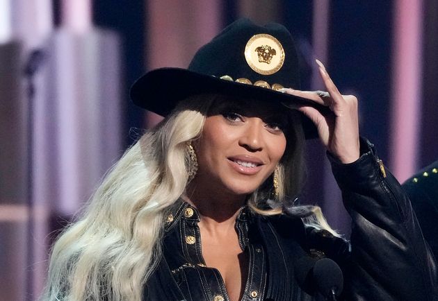 Beyonce' accepts the Innovator Award at the iHeartRadio Music Awards, Monday, April 1, 2024, at the Dolby Theatre in Los Angeles. (AP Photo/Chris Pizzello)