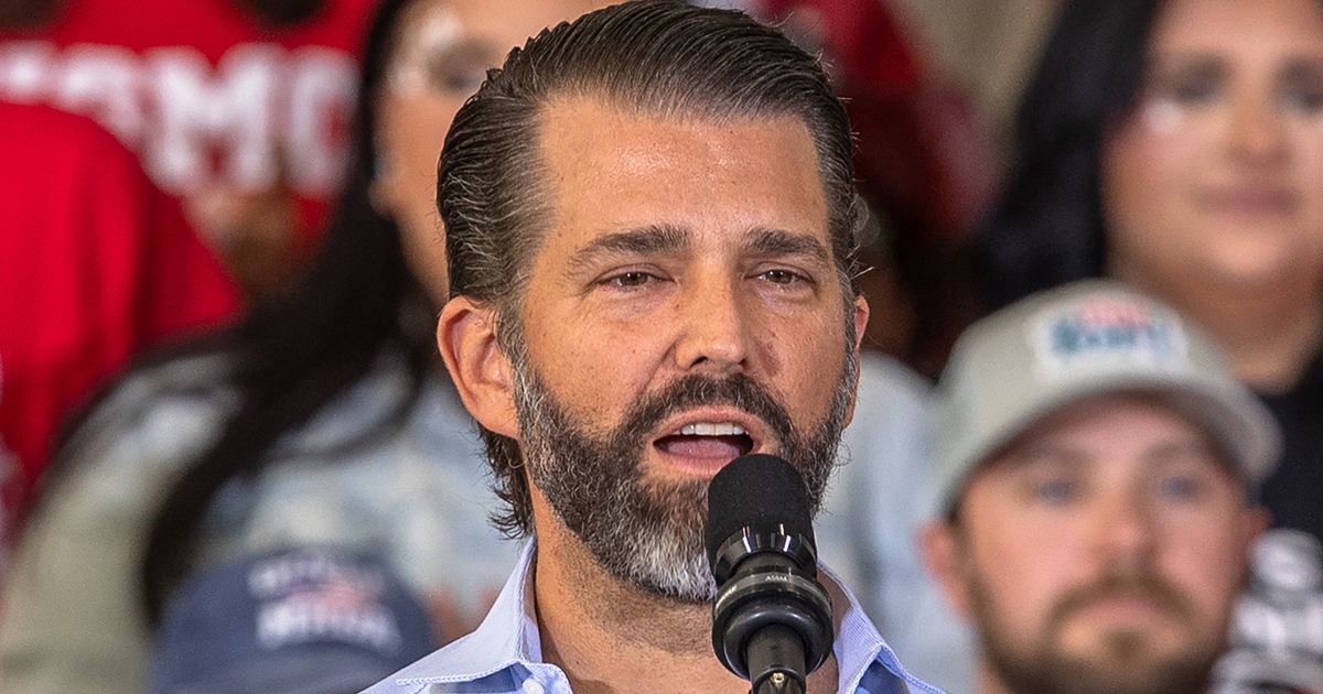 Donald Trump Jr. Jokes About Violence Toward Harris, Clinton After Father's Election Wins