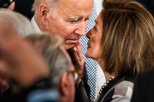 Pelosi said she had "no reason" to urge Biden to drop out sooner, despite voters' concerns.