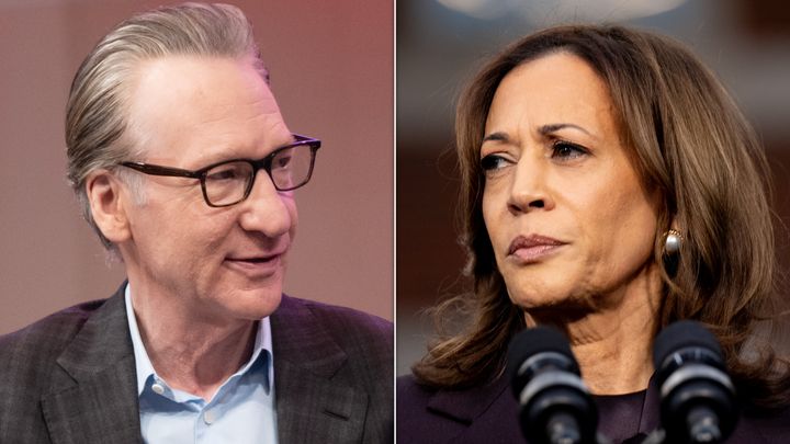 Bill Maher and Kamala Harris.