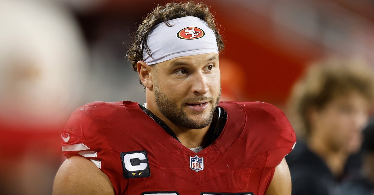 NextImg:49ers Star Gets Fined By The NFL For His MAGA Hat, Source Says