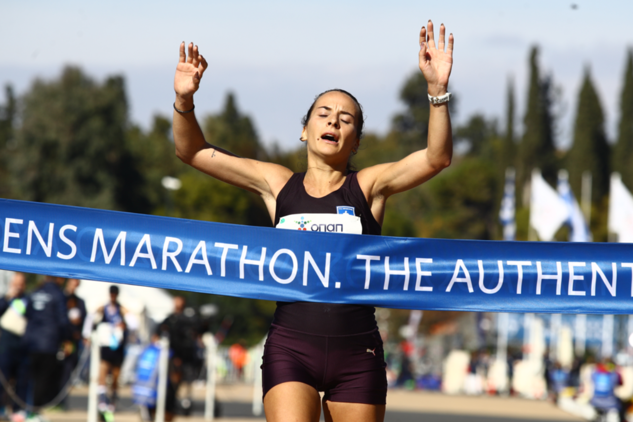 Η Σταματία Νούλα την στιγμή του τερμαρισμού.