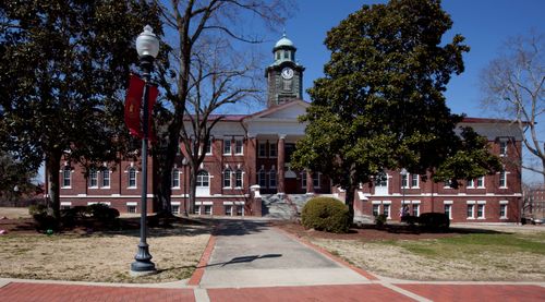 UNITED STATES - MARCH 10: White Hall historic building, Tuskegee University, Tuskegee, Alabama (Photo by Carol M. Highsmith/Buyenlarge/Getty Images)