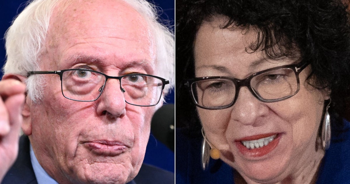 Bernie Sanders Says Having Justice Sotomayor Step Aside Is Not 'Sensible'