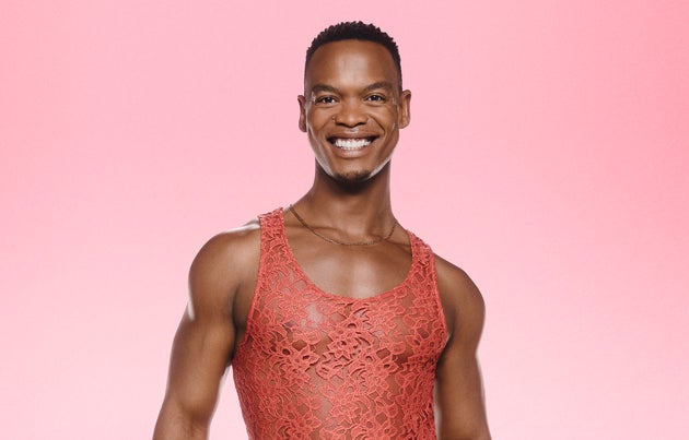Johannes Radebe pictured during his Strictly Come Dancing professional