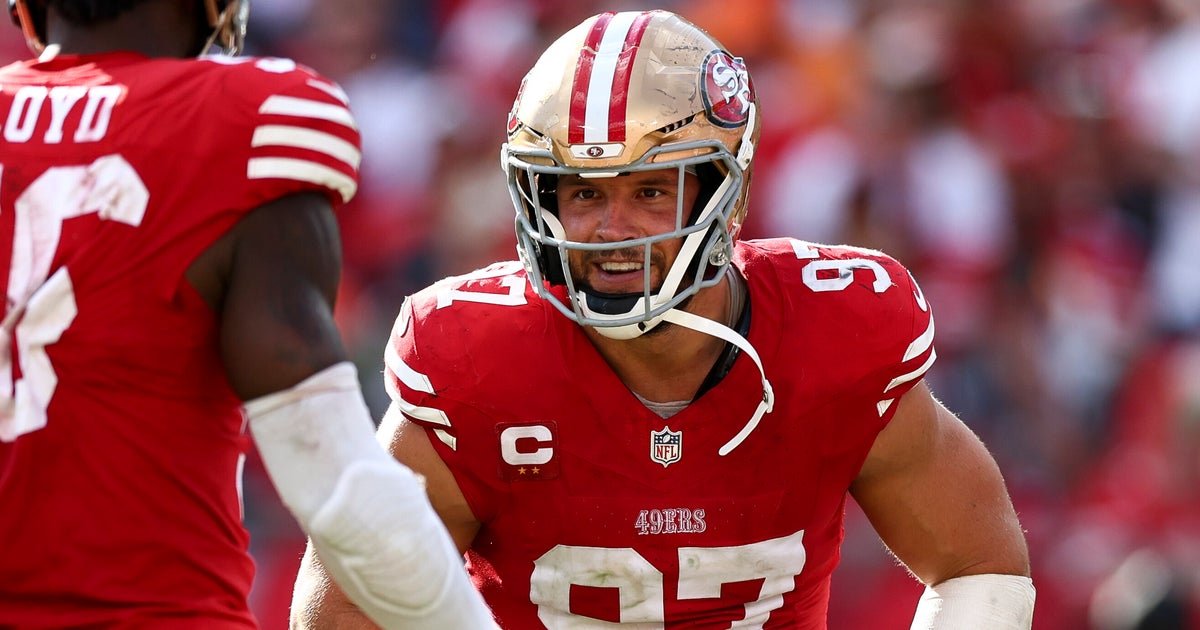 NextImg:Nick Bosa Unveils Trump Tribute, The Right Says, And President-Elect Approves