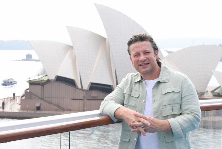 Ο διάσημος Βρετανός σεφ, Jamie Oliver, στο Σίδνεϊ της Αυστραλίας 