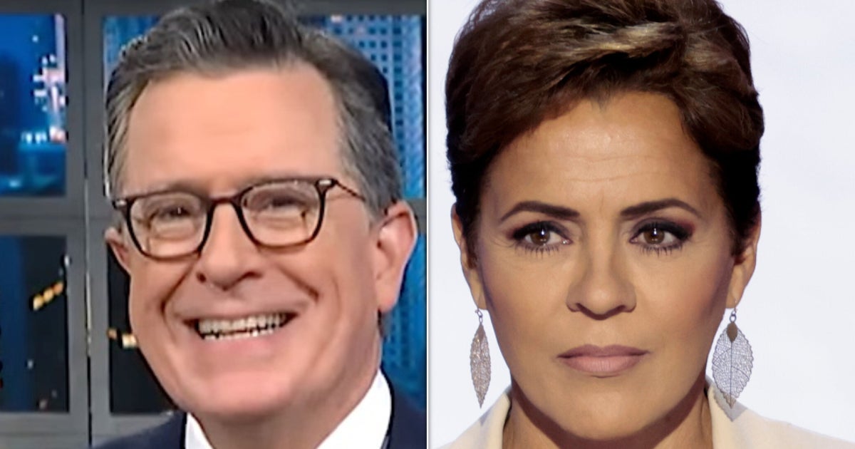 NextImg:'Tough Break': Stephen Colbert Trolls Kari Lake With A Brutal 'Job' Reminder