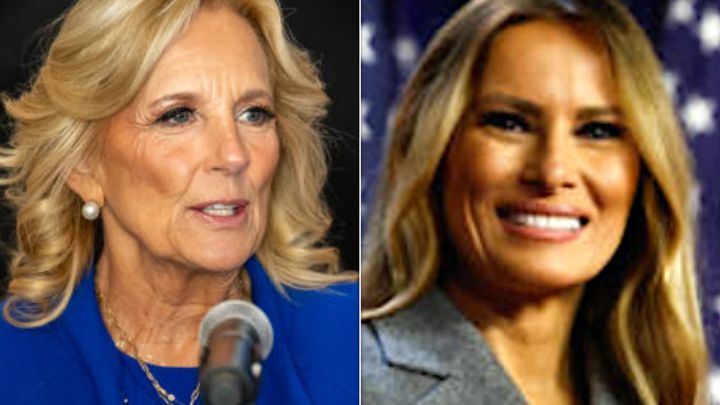 Melania Trump, right, is set to turn down Jill Biden's White House invitation, according to reports.