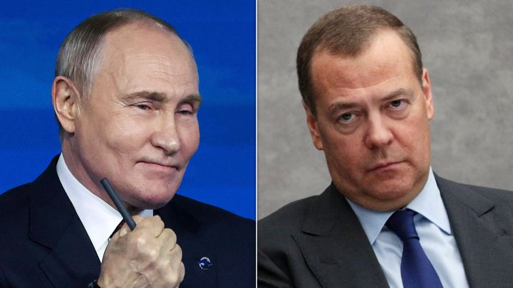 Putin and Medvedev