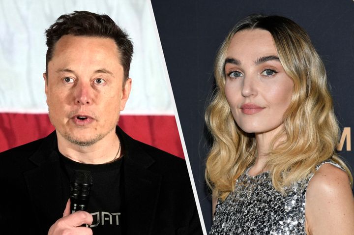 Elon Musk and Chloe Fineman