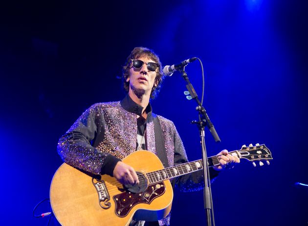 Richard Ashcroft on stage in 2018